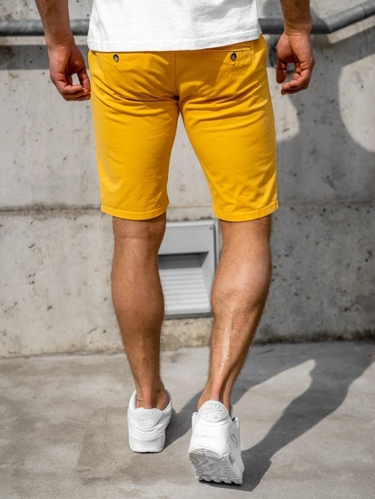 Short jaune pour homme Bolf 1142