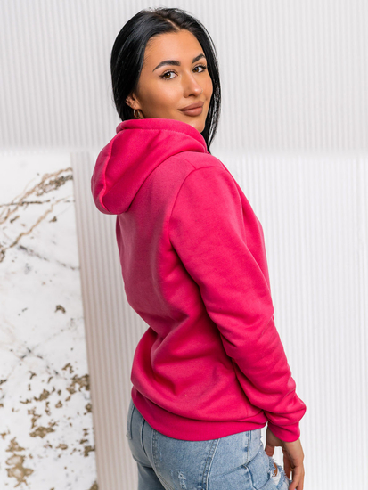 Femme Sweat-shirt kangourou Fuchsia Bolf W02A1