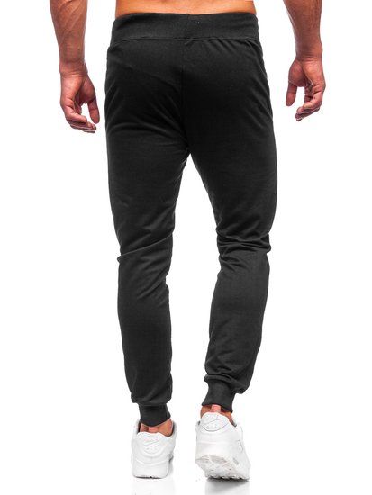 Pantalon jogger pour homme noir Bolf XW02