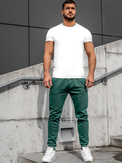 Pantalon jogger pour homme vert Bolf CK01
