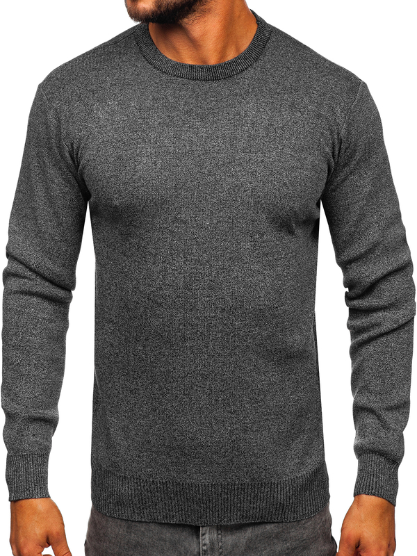 Homme Pull basic Anthracite Bolf S8502