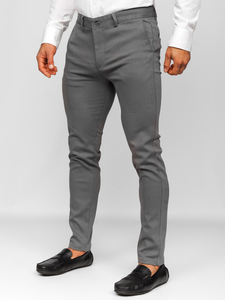 Pantalon chino pour homme gris Bolf 5000-3