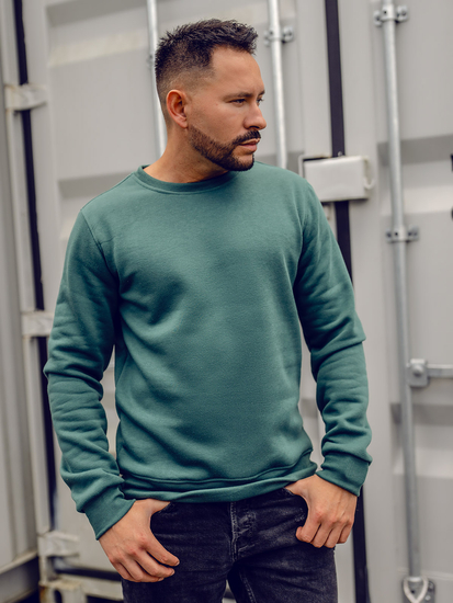 Homme Sweat-shirt Vert Bolf 2001A
