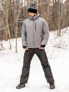 Blouson d'hiver sportif pour homme graphite Bolf HH011