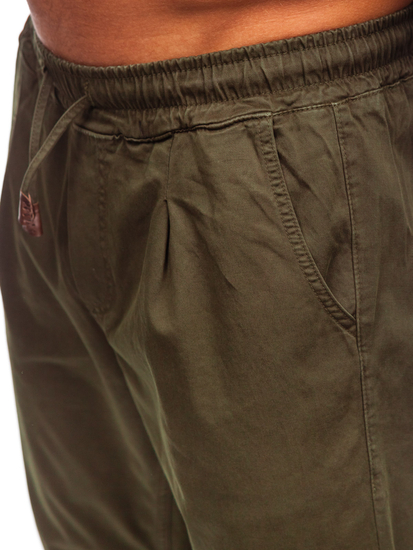 Homme Pantalon chino Khaki Bolf 6237