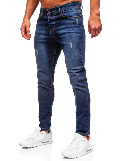 Homme Pantalon en jean regular fit Bleu foncé Bolf 6760