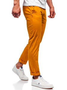 Pantalon chino pour homme orange Bolf 1146