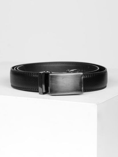 Ceinture en cuir pour homme noire Bolf BL014C