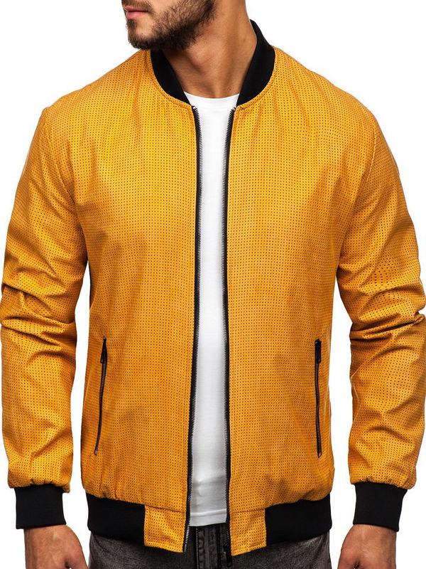 Blouson de transition pour homme bomber camel Bolf 6115