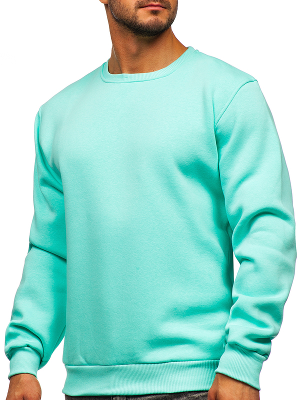 Sweat-shirt menthe sans capuche pour homme Bolf 2001