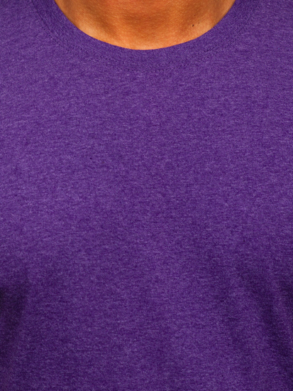Homme T-shirt basic Violet Bolf B10