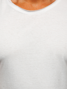 Débardeur blanc en coton imprimé pour homme Bolf 1205