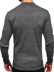 Homme Col roulé basique Gris Bolf S8727