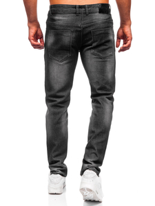 Homme Pantalon en jean regular fit Noir Bolf MP0199N