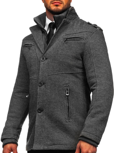 Manteau d'hiver pour homme gris Bolf 88803