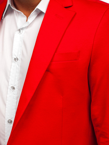 Homme Veste casual Rouge Bolf 1652A
