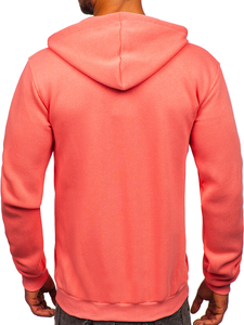 Sweat-shirt corail zippé à capuche pour homme Bolf 2008