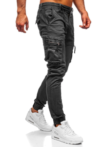 Pantalon jogger cargo pour homme graphite Bolf 8983