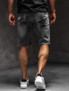 Homme Pantalon court en jean Graphite Bolf MP0277GCA1