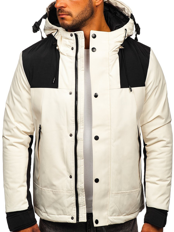 Blouson d'hiver pour homme blanc Bolf J1905