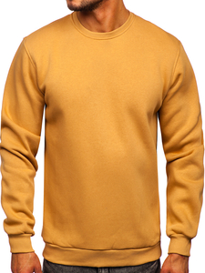 Sweat-shirt brun sans capuche pour homme Bolf 2001  
