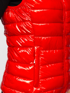 Gilet matelassé pour femme rouge Bolf R0107A