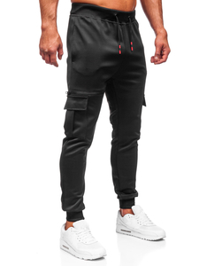 Pantalon sportif noir pour homme Bolf K10287