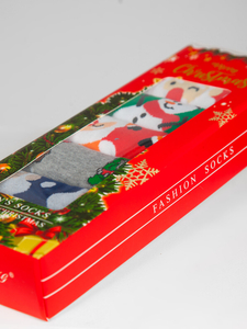 Homme Chaussettes avec le thème de Noël Multicolore-1 Bolf M898-7P-1 7 PACK