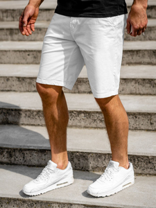 Short blanc pour homme Bolf 1140