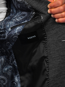 Homme Veste casual Anthracite Bolf 016