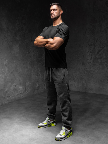 Homme Pantalon jogger Graphite Bolf XW01-D