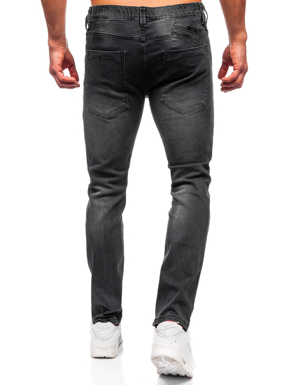 Homme Pantalon en jean slim fit Noir Bolf MP0018N
