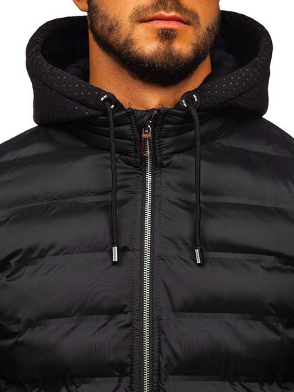 Blouson pour homme d'hiver noir Bolf 5332