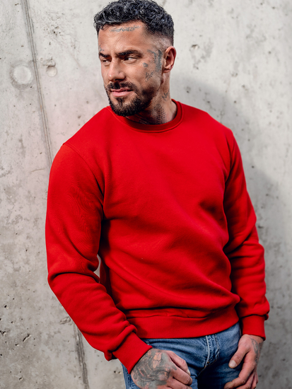 Blouson sans capuche pour homme rouge Bolf 2001A