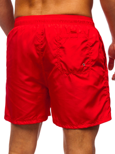 Short de bain rouge pour homme Bolf YW07002