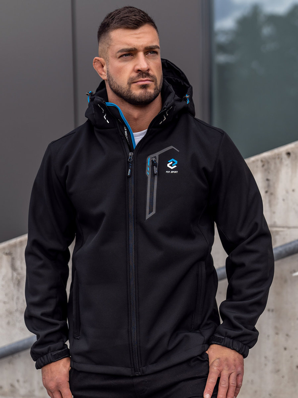 Blouson softshell pour homme noir Bolf WX062