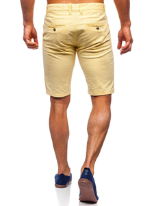 Short jaune clair pour homme Bolf 1142