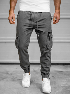 Pantalon jogger cargo pour homme graphite Bolf MP0181GA