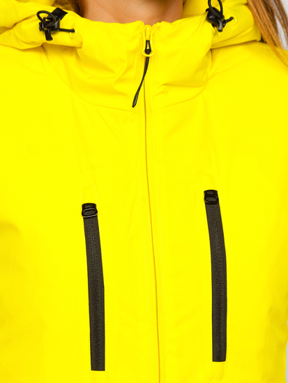 Blouson de sport d'hiver pour femme jaune Bolf HH012A