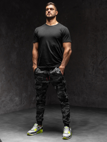 Homme Pantalon de sport Camo-Graphite Bolf KZ15A1