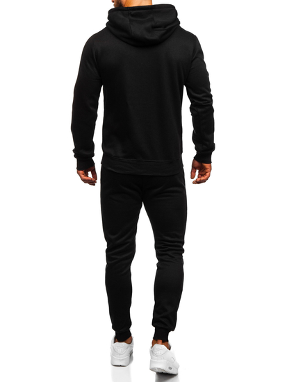 Survêtement à capuche pour homme noir Bolf 10386