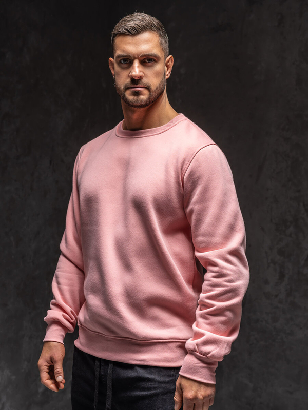Homme Sweat-shirt Rose ciel Bolf 2001A1