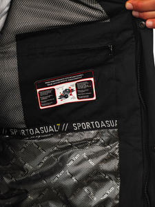 Homme Veste d'hiver Noir Bolf 22M321