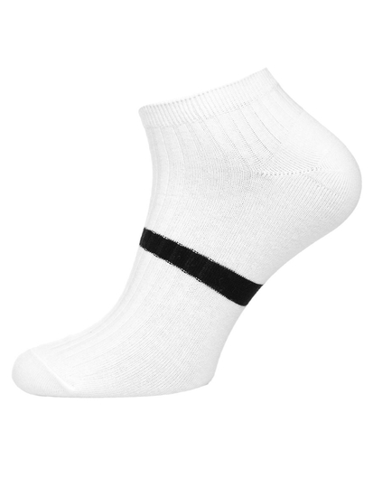 Homme Chaussettes basses Blanc-Noir Bolf M082-5P 5 PACK