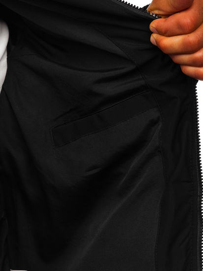 Homme Blouson d'hiver matelassé Noir Bolf 31M5003