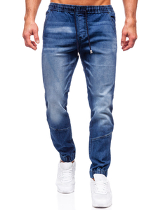 Homme Pantalon de jogging en jean Bleu foncé Bolf MP0118BS