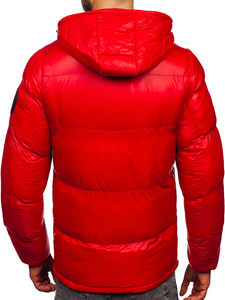 Homme Blouson d'hiver matelassé Rouge Bolf 5M3198