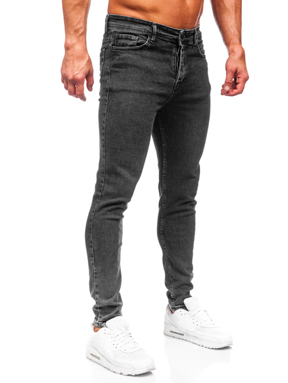 Homme Pantalon en jean regular fit Noir Bolf 6027