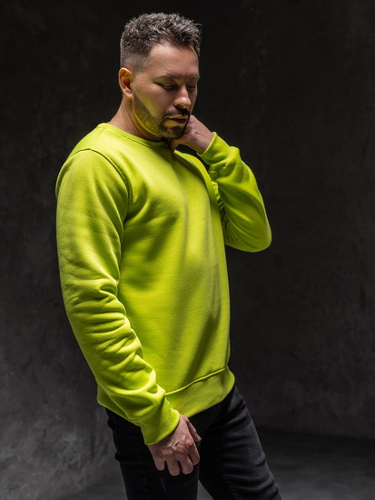 Homme Sweat-shirt Vert-Neon Bolf 2001A1
