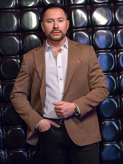 Veste de costume homme casual marron Bolf 24401-1